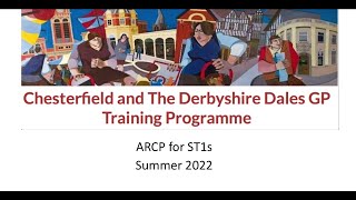 ARCP requirements for ST1 summer 2022