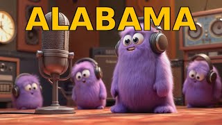 ALABAMA for Kids 🚀 | Space Rockets, Caves, Music 🎶 | Fun U.S. State Facts for Kids & ESL Learners