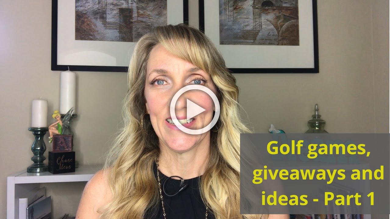 Golf games and giveaways! Ideas to make your next golf tournament score a hole in one Part 1 of