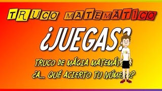 Juego de mágia matemática, Trucos de mágia matemática, Trucos matemáticos, Juegos de mágia