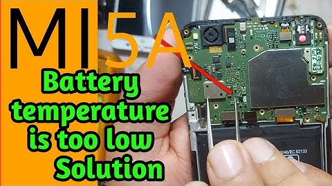 Mi Redmi 5A Battery Temperature Too Low Problem Solution | 100% ok tested #temperature #2023