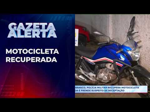 In Rio Branco, Military Police recover stolen motorcycle and arrest suspect for receiving stolen ...