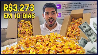 FAZENDO 10 MIL REAIS DE LUCRO VENDENDO DOCES NA RUA - DIA 10 (esse produto é campeão de vendas)