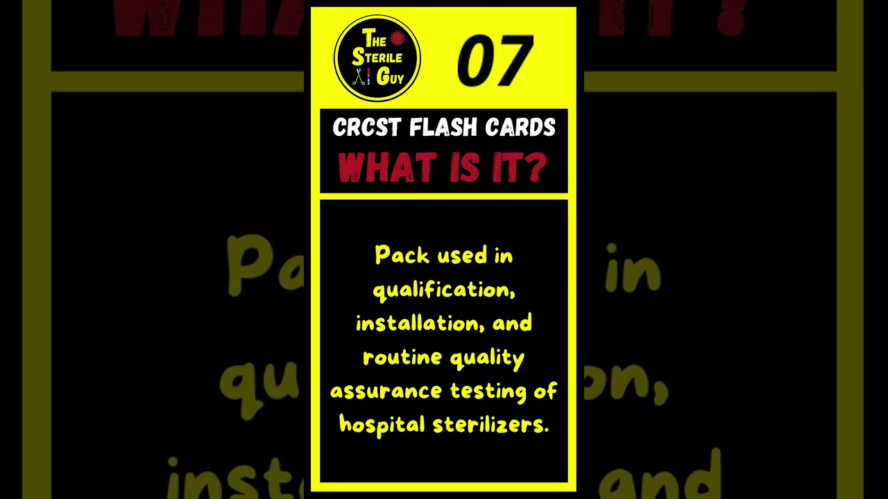 CRCST Flash Card #5 | 