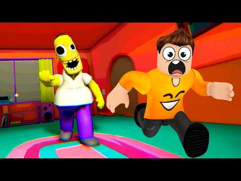 NEVER ENTER EVIL HOMER SIMPSON'S HOUSE in Roblox!