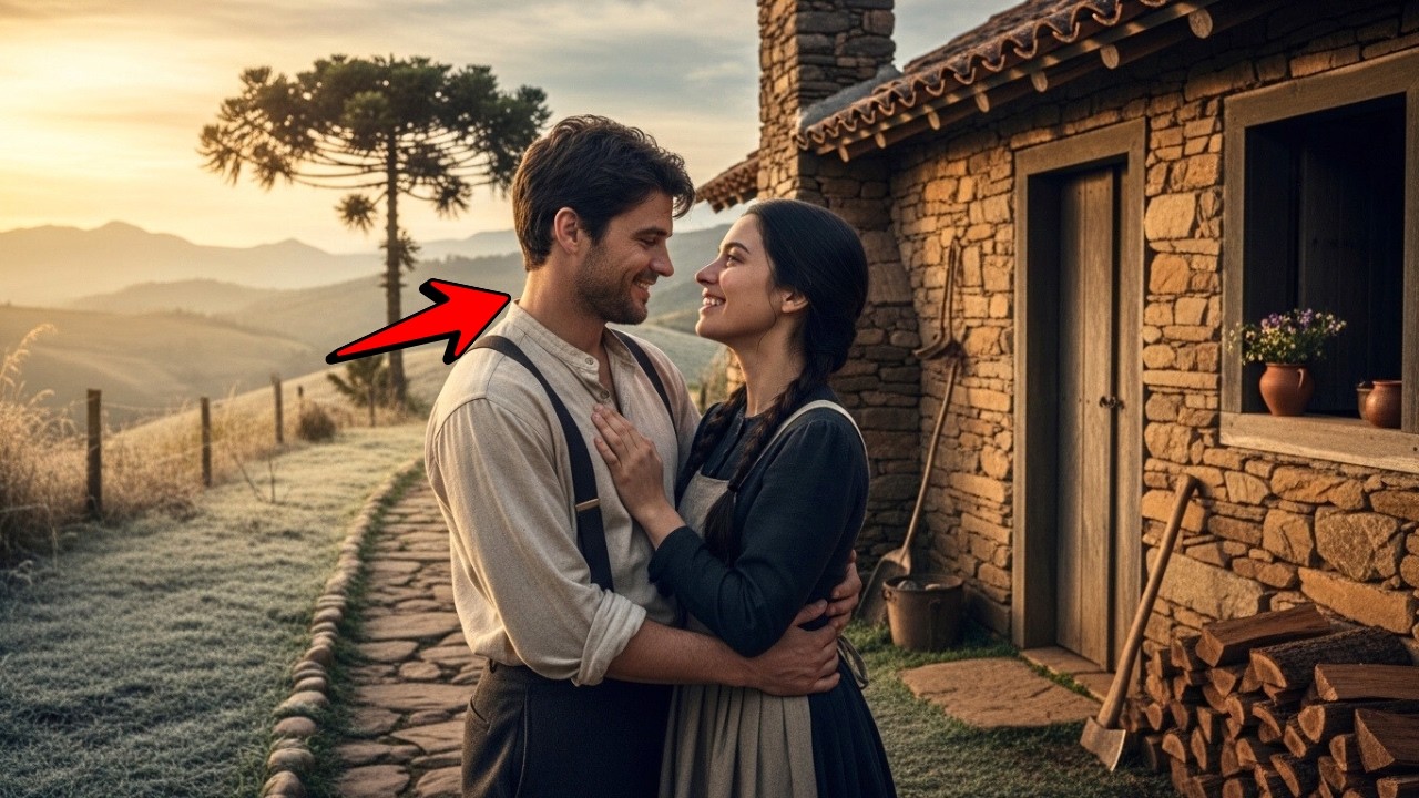 Schöne Liebesgeschichte Über das Leben eines Paares das sein Heim von Null in den Bergen Erschuf!