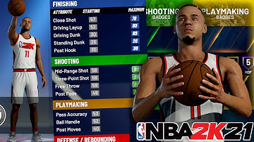 NBA 2K21 - Creating The GOATED PG Build | Max Wingspan Speed Boosting PG Build In NBA 2K21