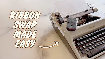 Quick Look: How to Change Olympia SM-9 Typewriter Ribbon | Step-by-Step Tutorial & Ribbon Review