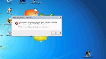 WTF AGAIN ERROR "unknow software exception" (0xc0000417)