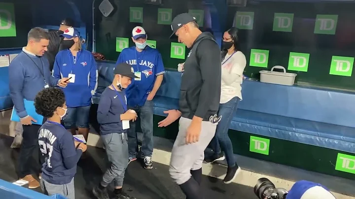 Yankees Aaron Judge's emotional meeting with fan