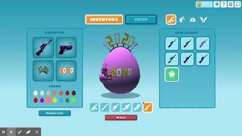 Shell Shockers all New Years Gun Skins