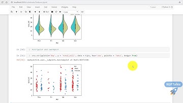 34 Machine Learning in Hindi- Seaborn Stripplot and Swarmplot | KGP Talkie