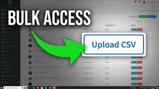Course Management || Bulk Student Access (CSV)