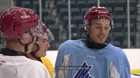 Alexis Dub is Mic'd Up during Acadie-Bathurst Tita...