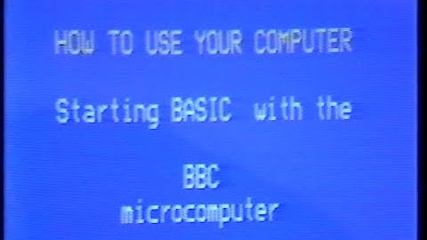How To Use Your Computer - Basic BBC Micro Computer - Tape 1 (1983) Full Video