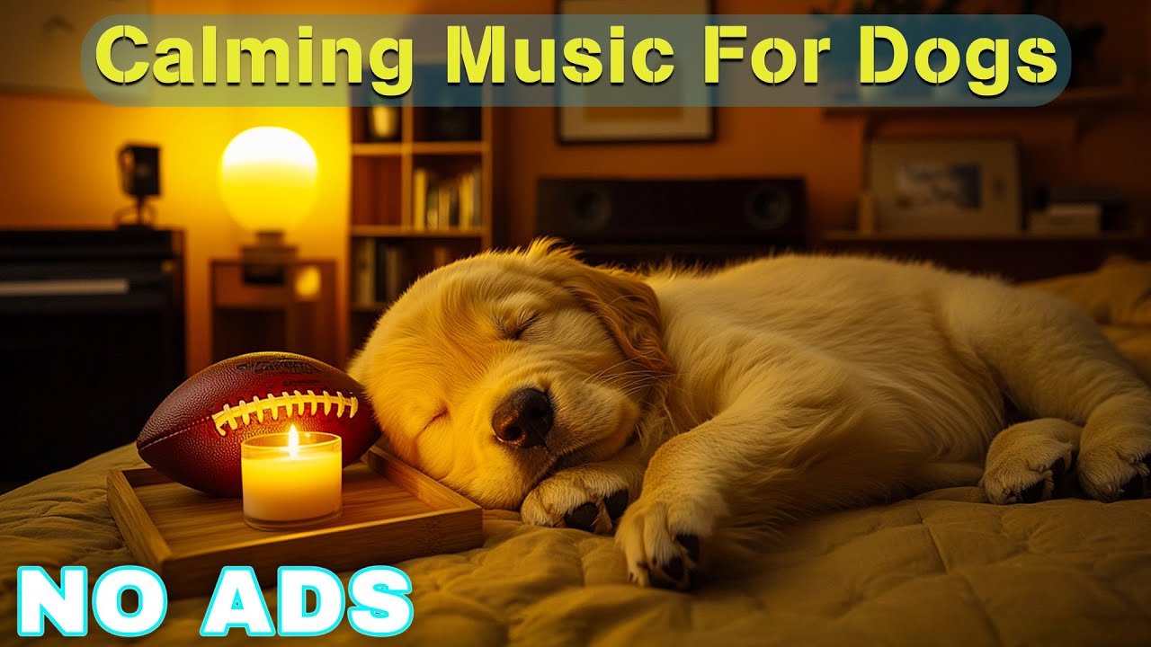 12 Hours Of Healing Dog Music🎼Calming Music for Puppies with Anxiety🐕Relaxing Music for Sleep 💤
