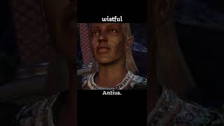 wistful — Dragon age : Origins dialogue scene