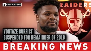 Raiders' Vontaze Burfict suspended for remainder of 2019 season following illegal hit |CBS Sports HQ