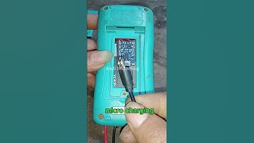 charging the digital multimeter battery #tips #charger #Battery #multimeter #digital #tools #service