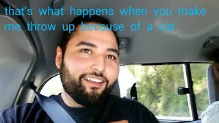 SHE PUKED IN THE BACKSEAT (420 CHALLENGE)