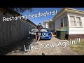 Restoring Headlights on my ute