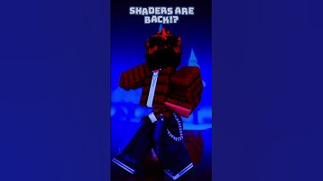 SHADERS ARE BACK!? 🎉😆 || #roblox #foryou #sturdy #shaders #shorts  #robloxedit #astrmm2