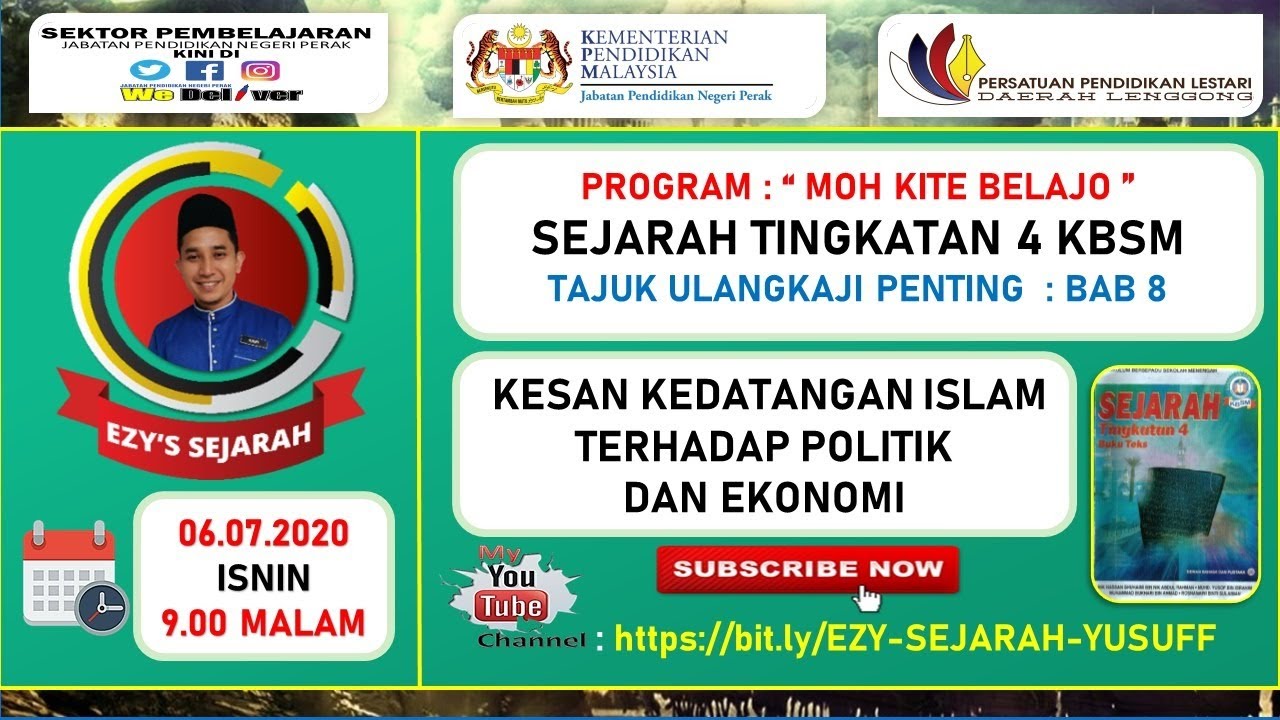 T4 Bab 8 Kesan Kedatangan Islam Terhadap Politik Dan Ekonomi Youtube