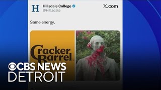 Hillsdale College compares Cracker Barrel rebrand to vandalizing George Washington statue
