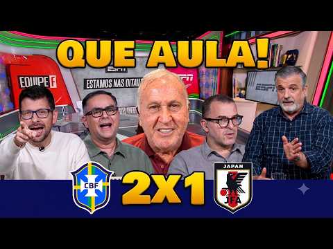 ANÁLISE BRASIL 2x1 JAPÃO COPA DO MUNDO | OLHA O QUE ELES FALARAM...