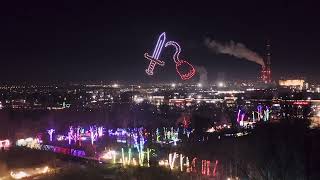 Garden Of Lights - Kraków - Pokaz Dronów - Piotruś Pan
