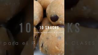 10 Ideas de Snacks Saludables para el Regreso a Clases #food