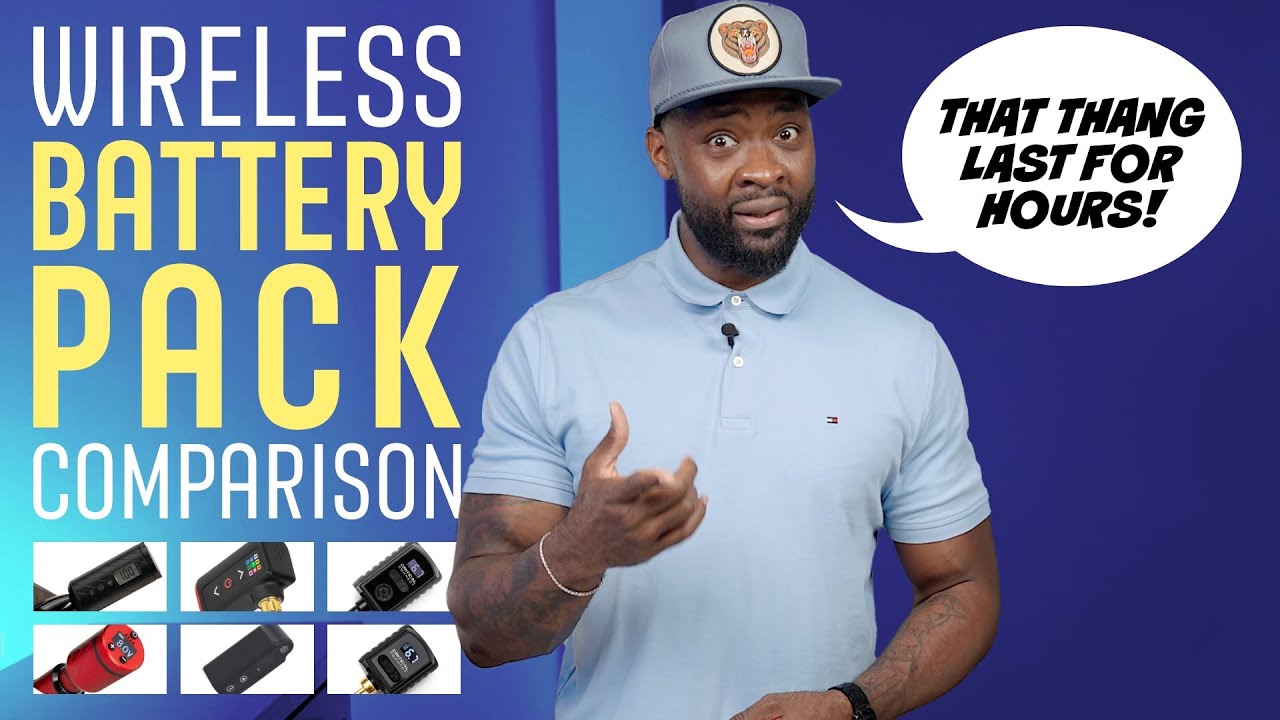 TOP 6 BEST TATTOO BATTERY PACKS RANKED YouTube