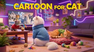 Cat TV 🐱 Soothing Cartoon Videos for Cats with Nature Sounds & Relaxing Sleep Music 🌿💤 screenshot 4