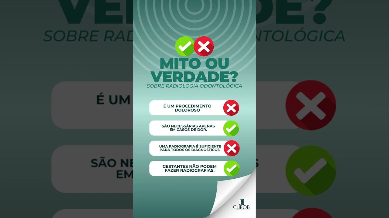 Vejam alguns mitos e verdades sobre a radiologia odontológica!
