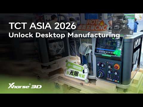 TCT Asia 2026: Break Limits With Xmachine Desktop 5-Axis CNC