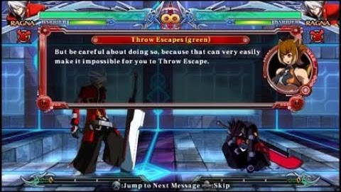 Beginner - Defense Tutorial - BLAZBLUE CHRONOPHANTASMA EXTEND