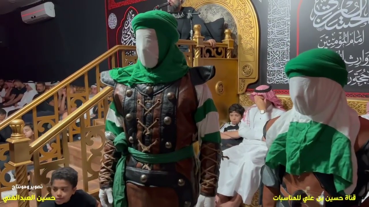 زفة القاسم بمأتم سيد الشهداء بالقديح عاش فيها المستمعى وكأن القاسم امامهم وعظم الله اجوركم