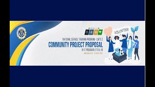 COMMUNITY PROJECT PROPOSAL PRESENTATION: NSTP 2 - CWTS Section IT 1B