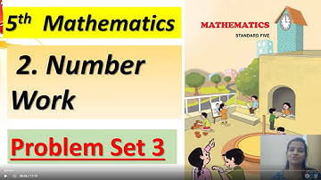 2.Number Work Problem set 3 Class 5th standard Mathematics with solved chapter 2 std 5th MH Board