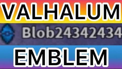 VALHALUM EMBLEM!!! (Azure mines)