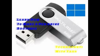 How to make a pen drive bootable