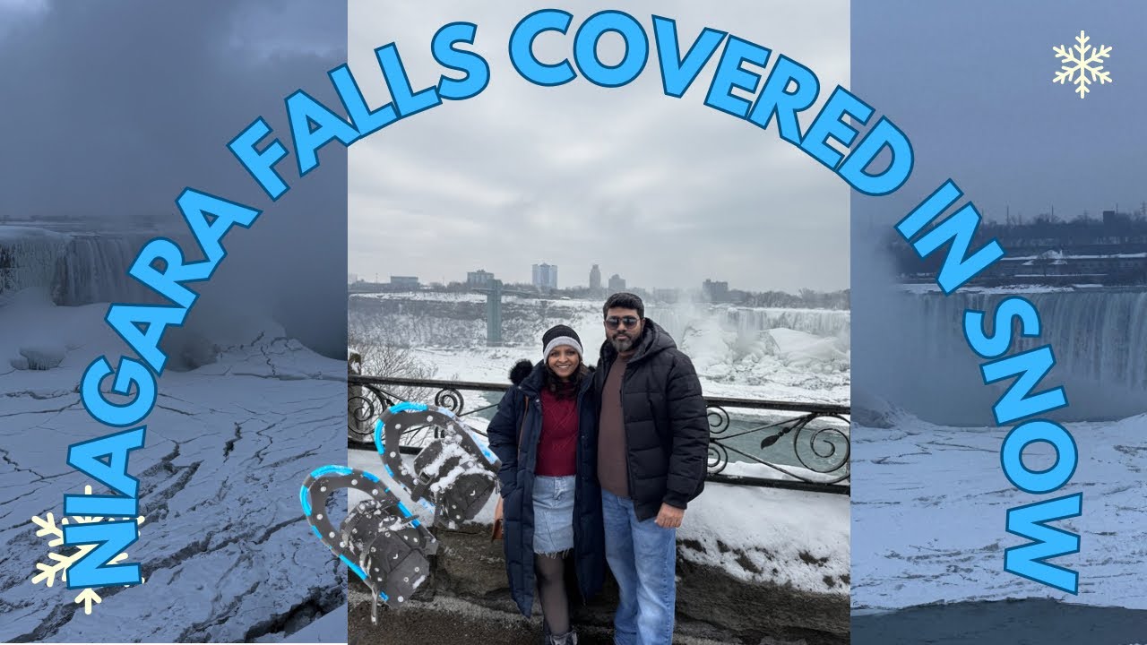 Valentine’s Day Vlog: Frozen Niagara Falls 💕🧿🥶❄️