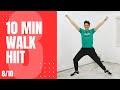 10 MIN HIIT WALKING  WORKOUT for Weight Loss • 1300 Steps • Walking Workout #140