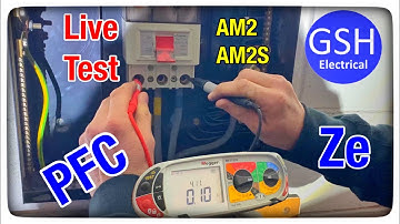 LIVE Testing on a 3 Phase Dis-Board - External Earth Fault Loop Impedance Ze, PEFC, PSCC AM2 & AM2S