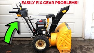 Fixing A Snowblower That Goes Forward In Reverse Gear!