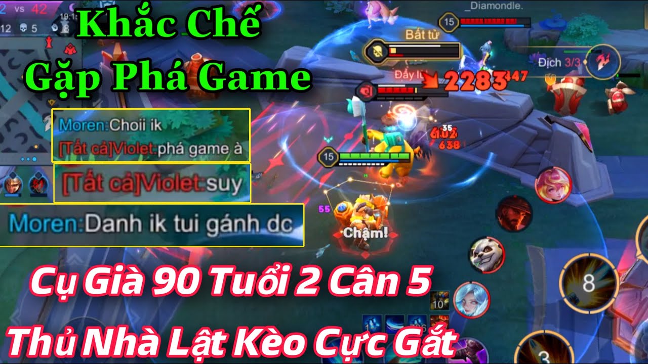 Cụ Già 90 Tuổi MOREN Xạ Thủ Siêu Trâu Bò Thủ Nhà 2 Cân 5 Cân Đệ Tà Thần Lật Kèo Gắt