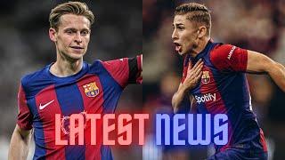 Frenkie De Jong doesnt want to renew with Barca?! | Fermin Lopez contract renewal on the horizon!