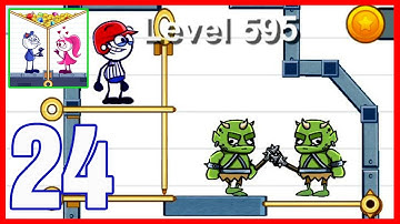 Pencil Boy Pull The Pin - Gameplay Walkthrough Part 24 - All Levels Solution (Android,iOS)