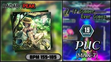 【SDVX】 // If Summer Ever Comes_ (MXM) PUC
