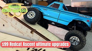 Upgrading Your Redcat Ascent 18 1/18 Mini Crawler With Brass - See The Results!